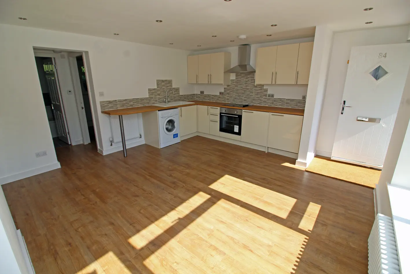 Photo of the kitchen/living room of the Lower Barn Flat